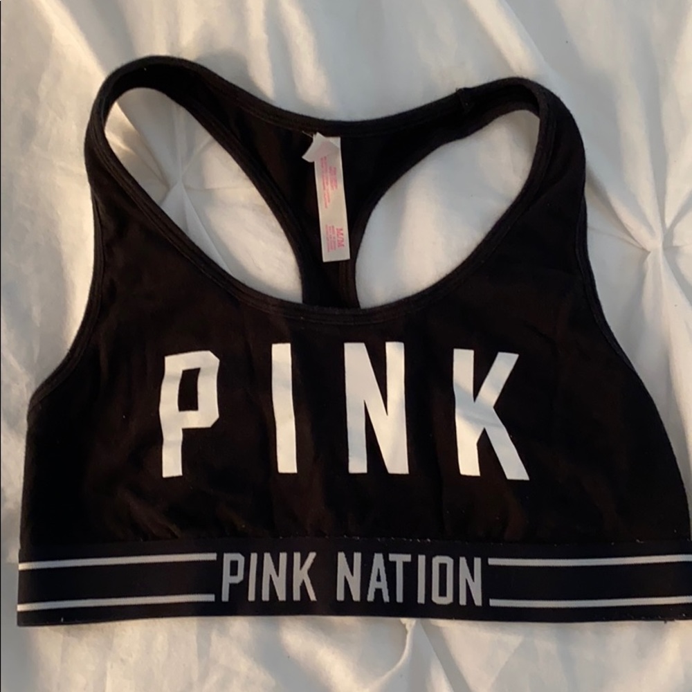 Victoria’s Secret pink cotton sports bra
